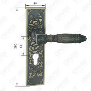 Porta Tractus viverra lignea ostium hardware ansam clausum ostium manubrio in laminam ad mortise Obsten by Zinc aut ferro ostium laminam manubrio (E612-E08-dab)