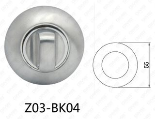 Zamak Zinc Alloy Aluminium Door Palpate Round Escutcheon (Z01-BK04)