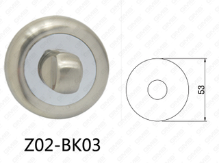 Zamak Zinc Alloy Aluminium Door Palpate Round Escutcheon (Z01-BK03)