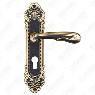 Manubrium aes ligneum ostium Hardware, manubrium portae claude palpate super laminam pro Mortise Lockset (B-PM9080M-CF)