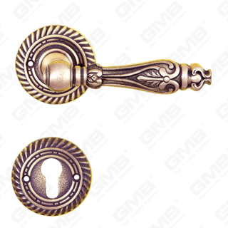 Good Quality Antique Solid Brass Furniture Door Handles (B-RM9336-CF)