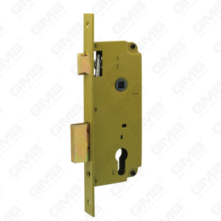 High Security Mortise Door lock Steel Brass deadbolt Zamak Brass pessulus cylindrici foramen Pingere Perfice sursum Corpus [1216]