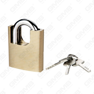 Shackle Protected Aurum Plated Iron Disc Padlock (059)