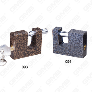 Plastic Painted Rectangular Padlock (093 094)