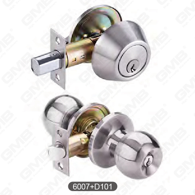 CORPUS Porta Lock Set cum Knob Set Hardware Combo Sets [(VI) VII + D101]