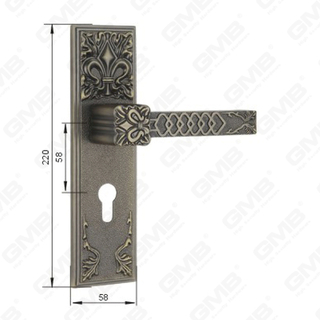 Porta Tractus viverra lignea ostium hardware lacus clausum ostium manubrio in laminam ad mortise Obsten by Zinc aut ferro ostium laminam manubrio (CM750-C12-DAB)