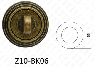 Zamak Zinc Alloy Aluminium Door palpate circa Escutcheon (Z10-BK06)