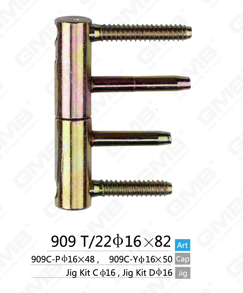 3D Novifacta Hinge cum quattuor paxilli [CMIX T22 φ16 × LXXXII]