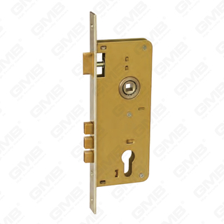 Alta Securitas Mortise Door lock 3 quadratum Aes deadbolt Zamak Aes pessulus cylindri foraminis Lok Corpus [745R-3F]