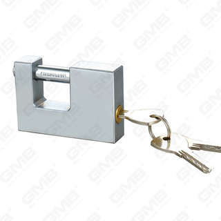 Corpus ferreum solidum cum chrome nickel patella sive pictura argenti rectanguli Ferri Padlock (098)