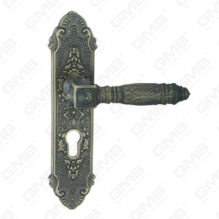 Porta manubrio viverra lignea ostium hardware ansam clausum ostium manubrio in laminam ad mortise Obsten by Zinc aut ferro ostium laminam manubrio (E619-E08-dab)
