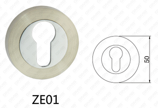 Zamak Zinc Alloy Aluminium Door Palpate Round Rosette (ZE01)