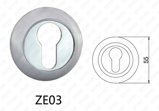 Zamak Zinc Alloy Aluminium Door Palpate Round Rosette (ZE03)