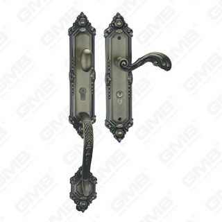 Princeps Securitatis Zinc Alloy Extra Villam Door Palpate Dim Antique Brass customized keyway (E8316-DAB)