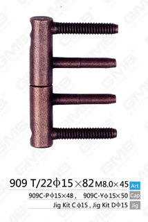 3D Novifacta Hinge cum quattuor pins CMIX T22 φ15 × LXXXII]