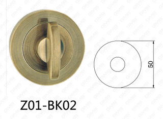 Zamak Zinc Alloy Aluminium Door Palpate Round Escutcheon (Z01-BK02)