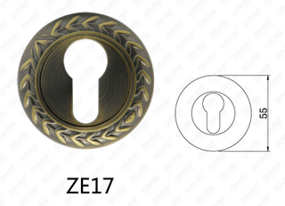 Zamak Zinc Alloy Aluminium Door Palpate Round Rosette (ZE17)
