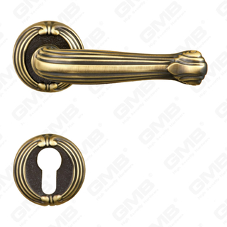 Good Quality Antique Solid Brass Furniture Door Handles (B-RM8533-CF)