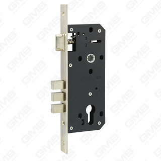 Alta Securitas Mortise Door lock 3 quadratum clavum Ferro aes deadbolt Zamak Aes pessulus cylindri foraminis Lok Corpus [945-11A-3F]