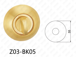 Zamak Zinc Alloy Aluminium Door Palpate Round Escutcheon (Z01-BK05)