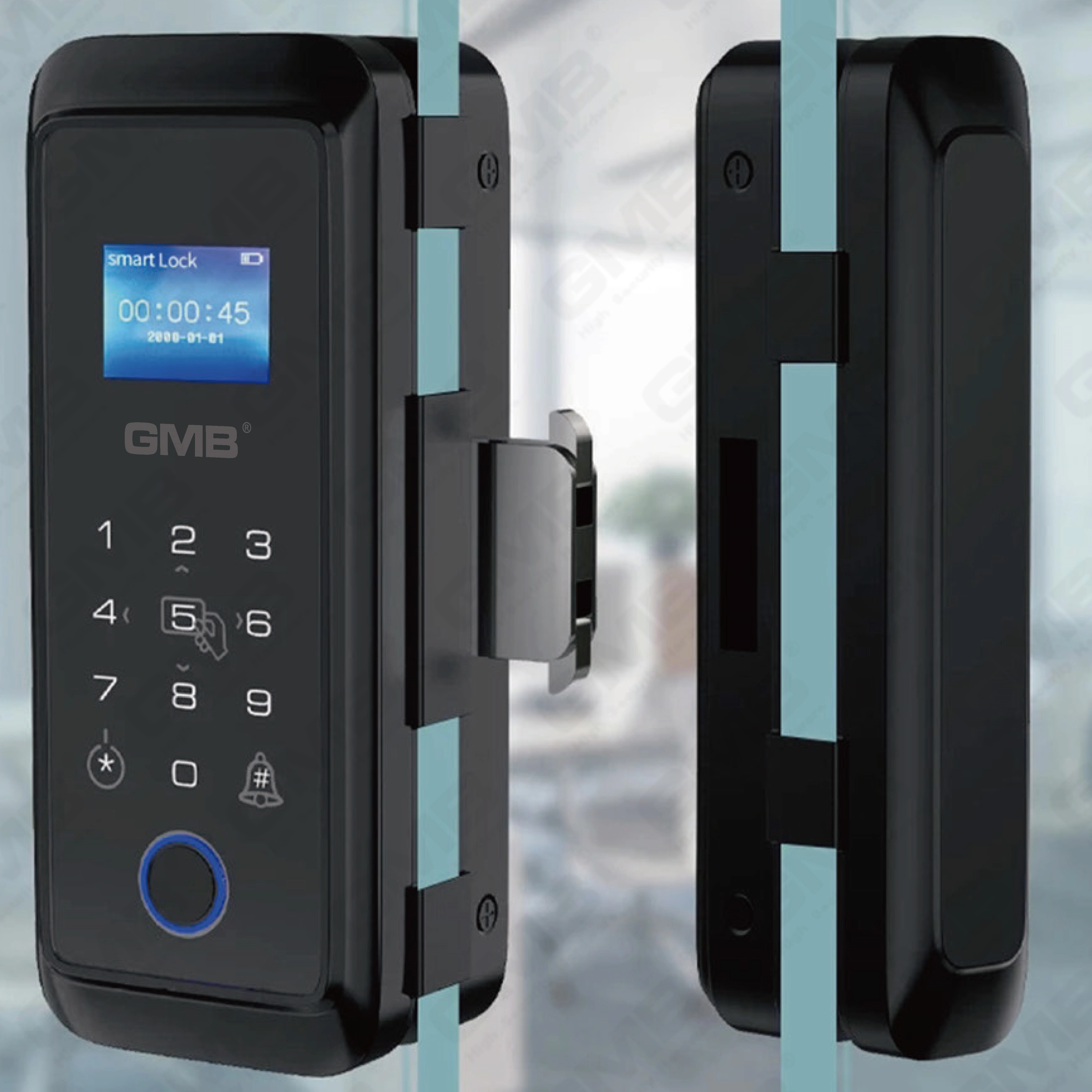 High Security FingerPrint / RFID Card / WiFi / Tuya / TT App Digital Digital Glass Glass Box (CCLIV)