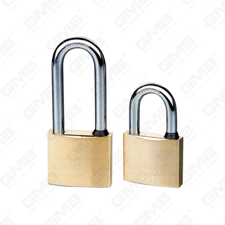 Munus Open Sprung Shackle Double Steel Ball Obfirmo Brass Padlock (087)