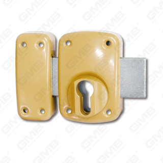 Securitas prope Claustrum Obfirmo Ferro Deadbolt cylindri foraminis Deadbolt Rim Obfirmo Rim cylindrici sursum (658B)