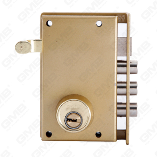 Securitas prope Claustrum Obfirmo 3 clavum Ferro Deadbolt key foramen Zamak Claustrum Rim Obfirmo Zamak excute Rod Rim Cylinder Lok (CDD)