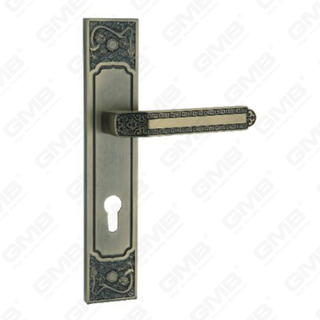 Porta manubrio viverra lignea ostium hardware ansam clausum ostium manubrio in laminam ad mortise Obsten by Zinc aut ferro ostium laminam manubrio (E711-Z31-dab)