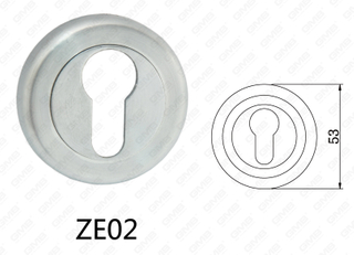 Zamak Zinc Alloy Aluminium Door Palpate Round Rosette (ZE02)