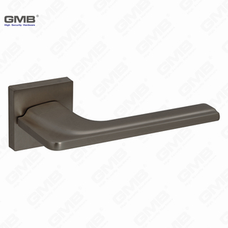 Moderni Simple solidum cadmiae Alloy Scinditur Porta clausum ansam in Quadratum Rosette (Z072501)