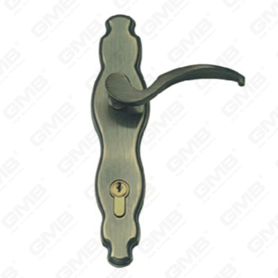 Porta manubrio viverra lignea ostium hardware ansam clausum ostium manubrio in laminam ad mortise Obsten by Zinc aut ferro ostium laminam manubrio (86-07-AB)